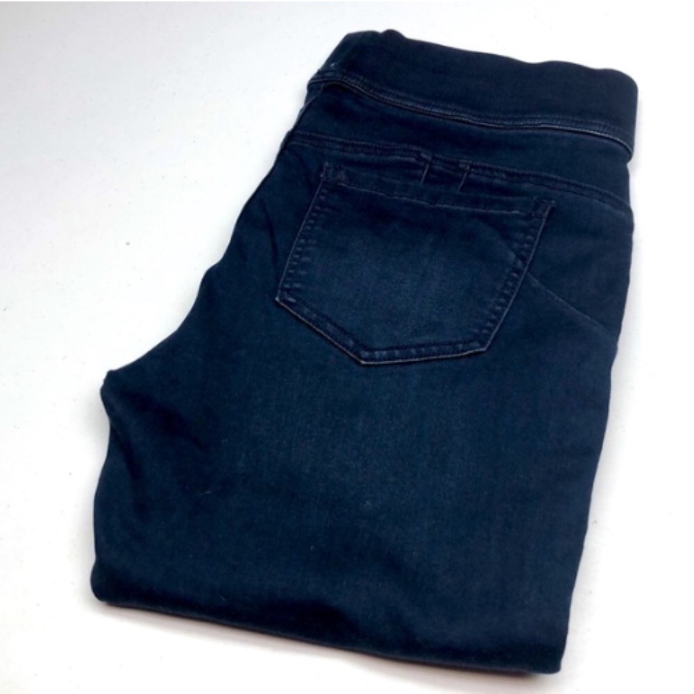 STRETCH RICKIS DARKWASH HIGH-RISE CROP JEANS 10/30x25 😎